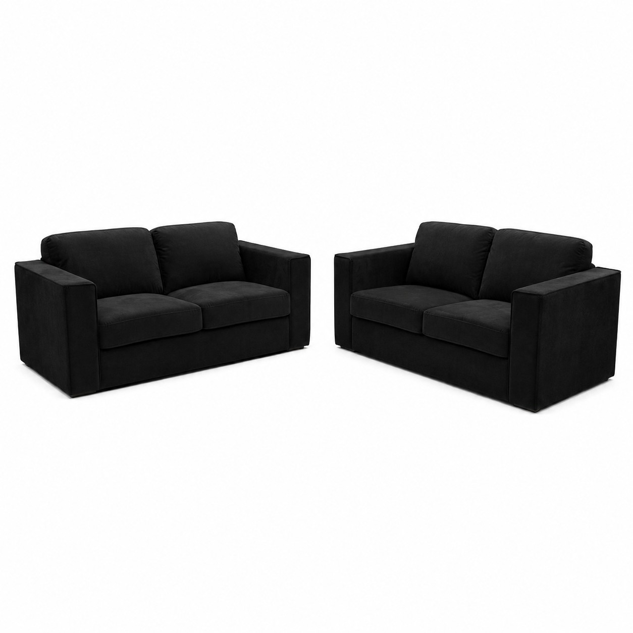 2026 Hamilton 3 & 2 Seater-  Ebony Black - Nimbus Beds