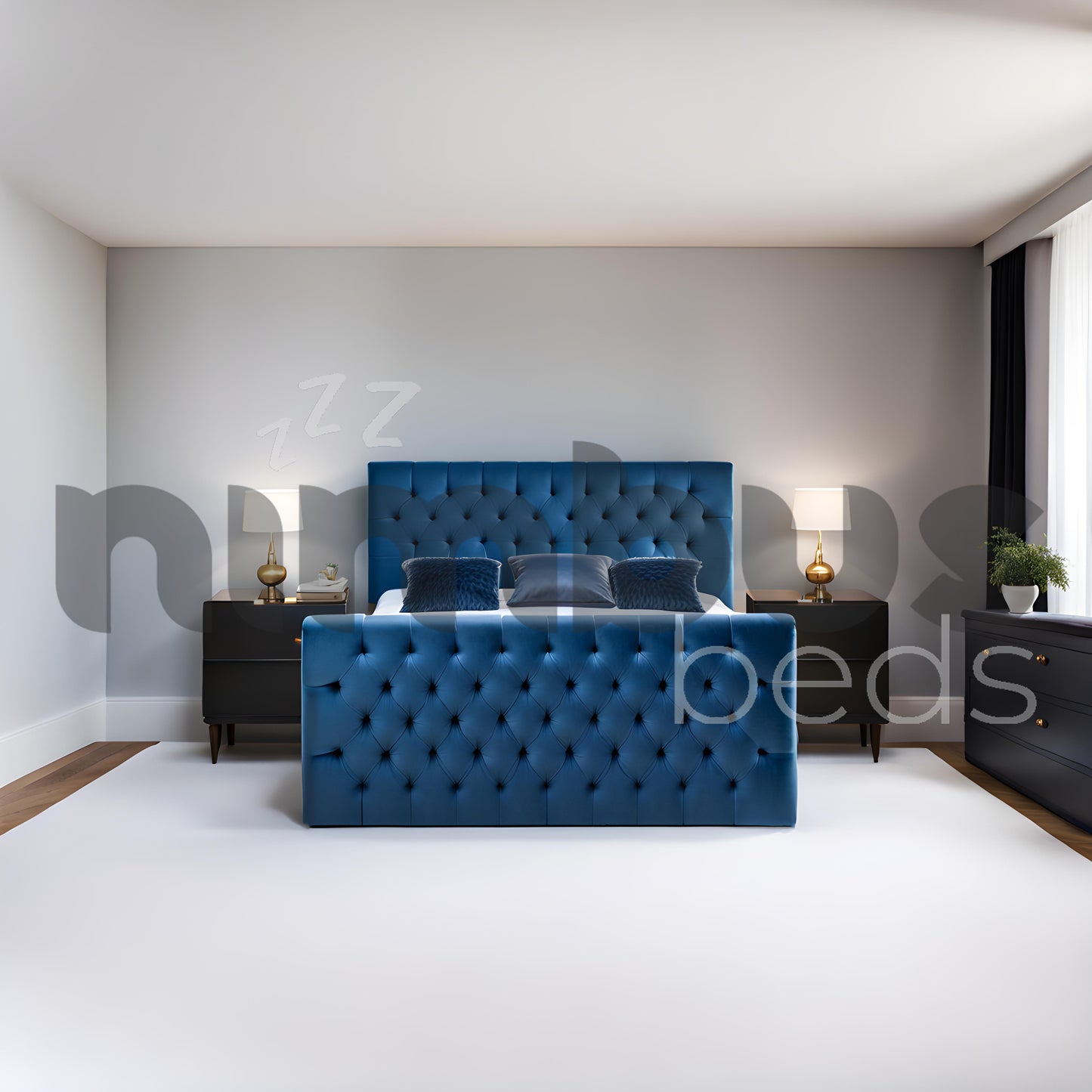 Chesterfield luxury bed frame - Nimbus Beds