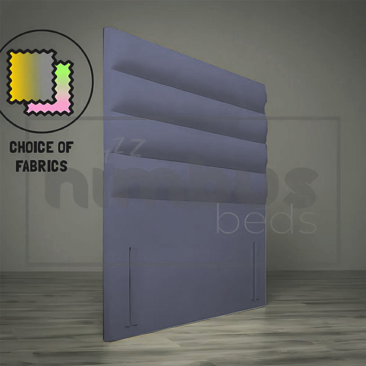 Floor Standing Horizontal Tube Headboard - Nimbus Beds