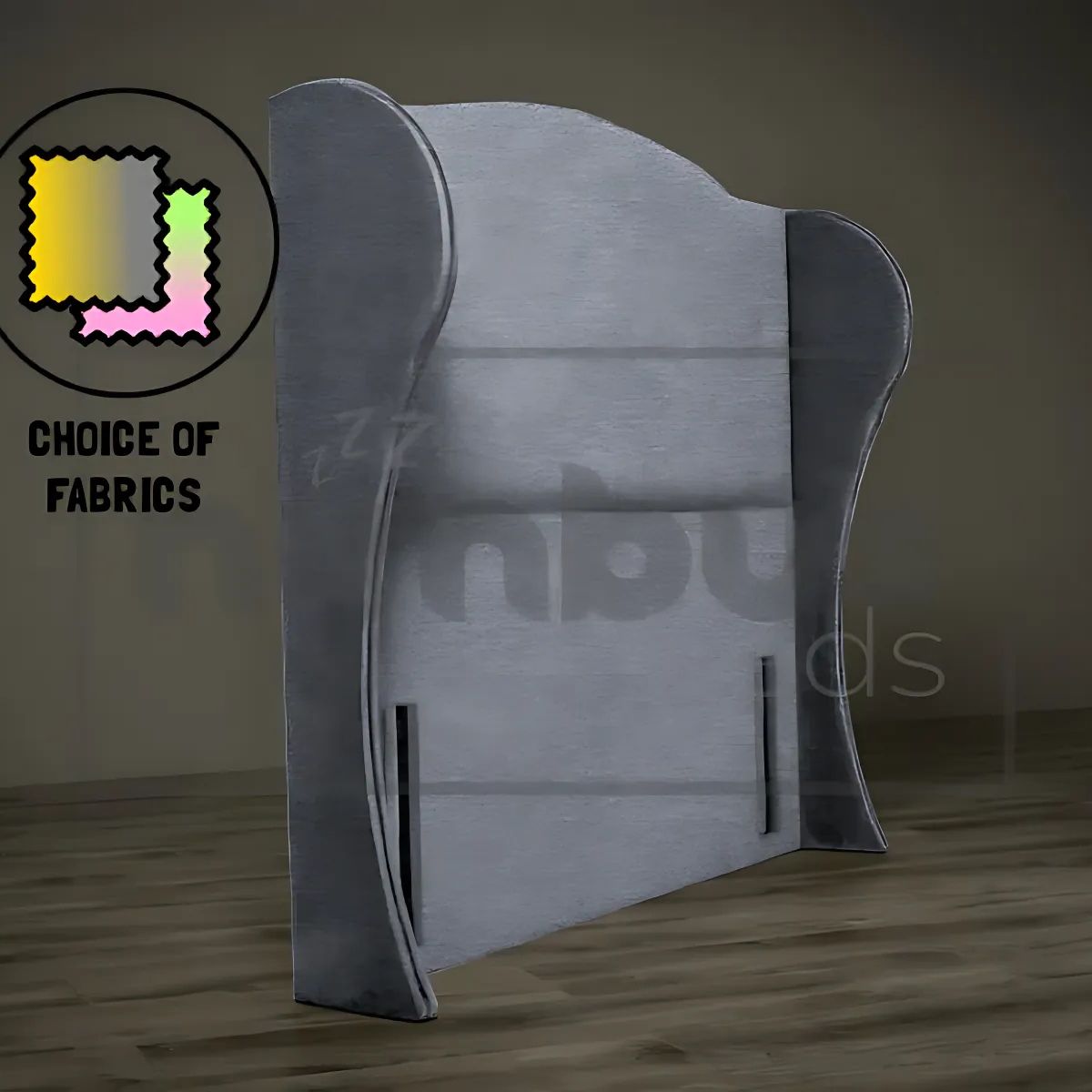 Floor Standing Curve Winged Headboard - Nimbus Beds