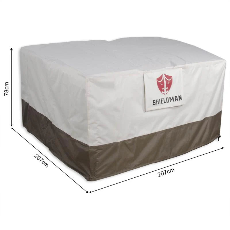 Protective Rain Weather Cover For Marbella Square Corner Sofa Set With Rising Table - R81 - Nimbus Beds