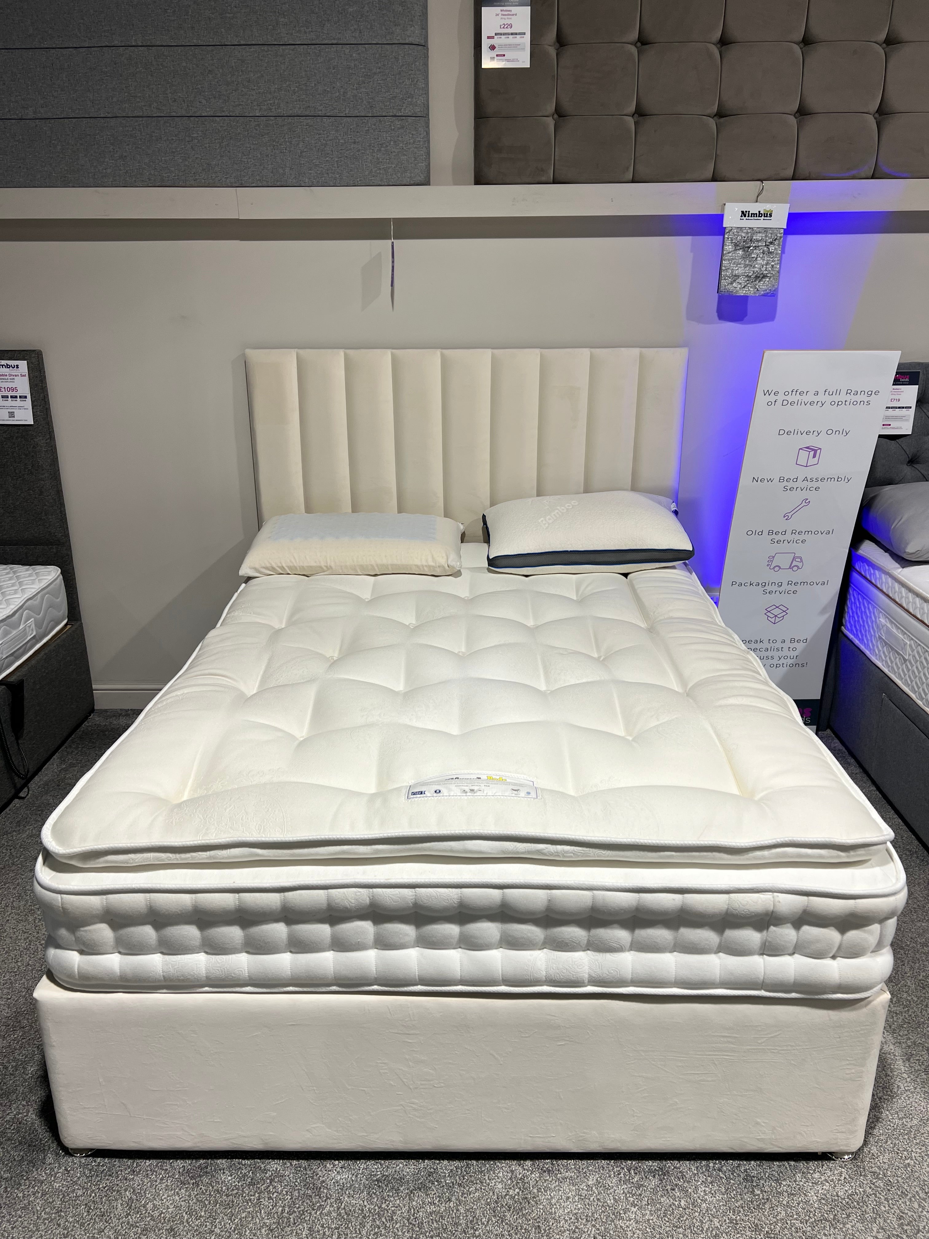 King Size Ashborne 4000 Mattress - Ex Display