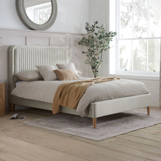 Forth Bed Frame in Warm Stone - Nimbus Beds