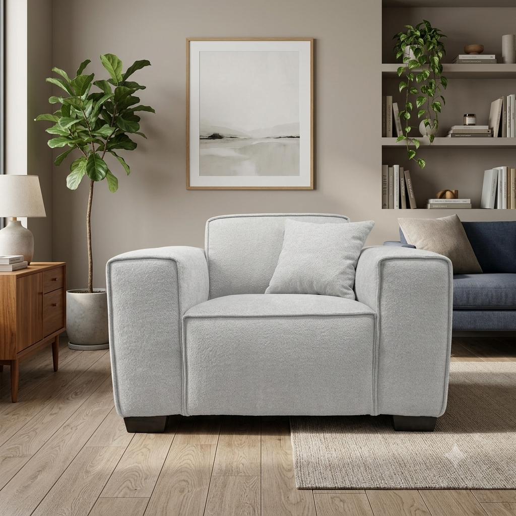 2026 Dunkeld Chair - Pebble Boucle