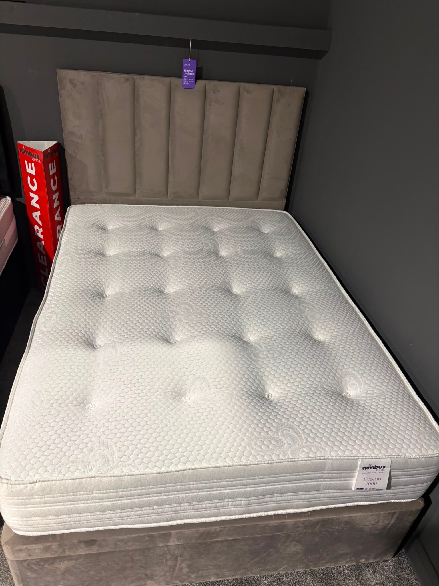 Double Evolon Mattress - Ex Display