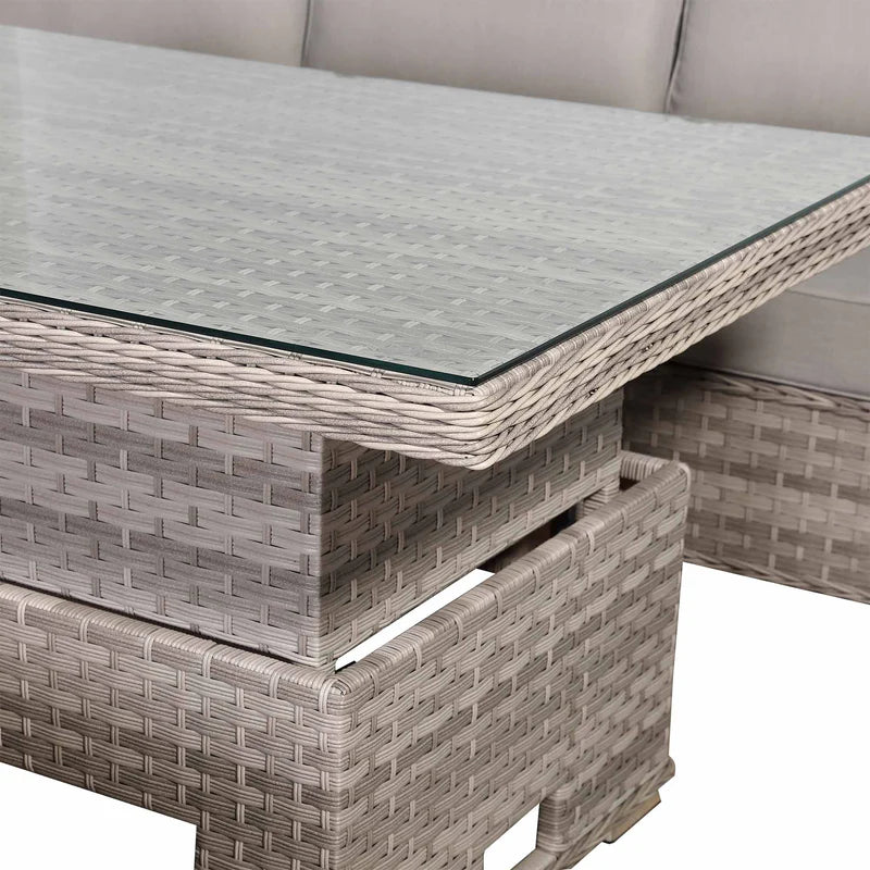 2026 Paris Large Corner Sofa Set with Rising Table (Left Hand) - Nimbus Beds