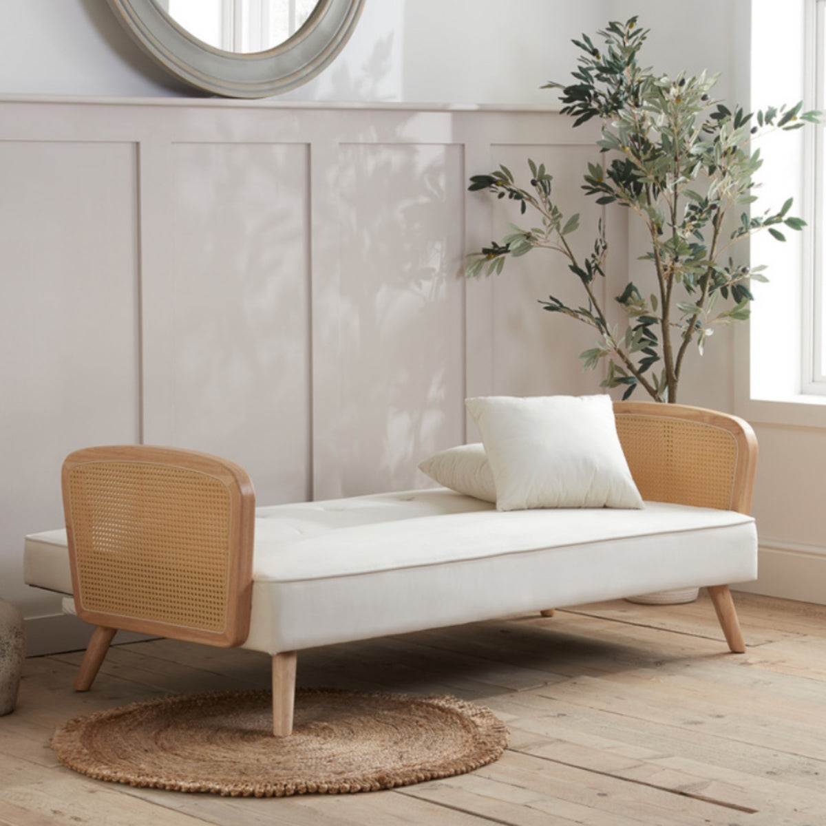 2026 Mila Sofa Bed - White