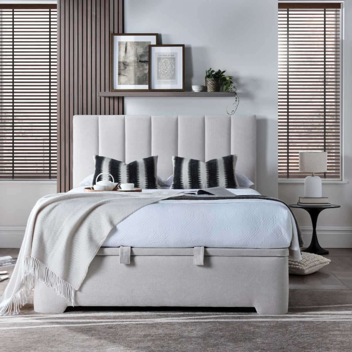 2026 Malcolm Ottoman Storage Bed in Masket Clay