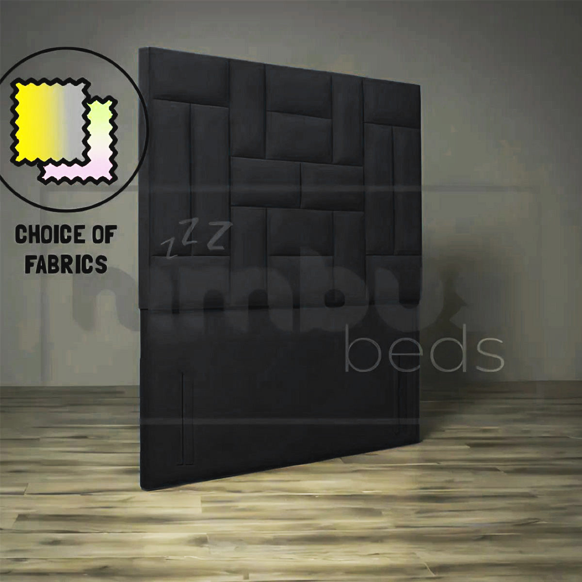 Floor Standing Bauhaus Headboard - Nimbus Beds