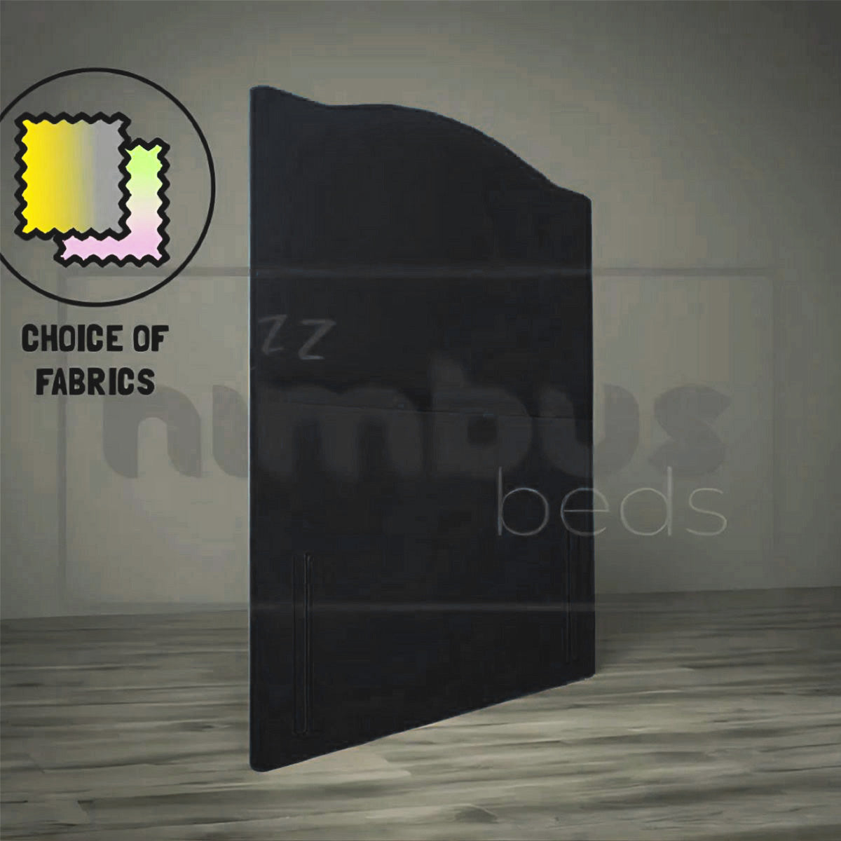 Floor Standing Curve Headboard - Nimbus Beds