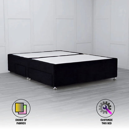 The 4 Drawer Padded Divan Bed Base - Nimbus Beds