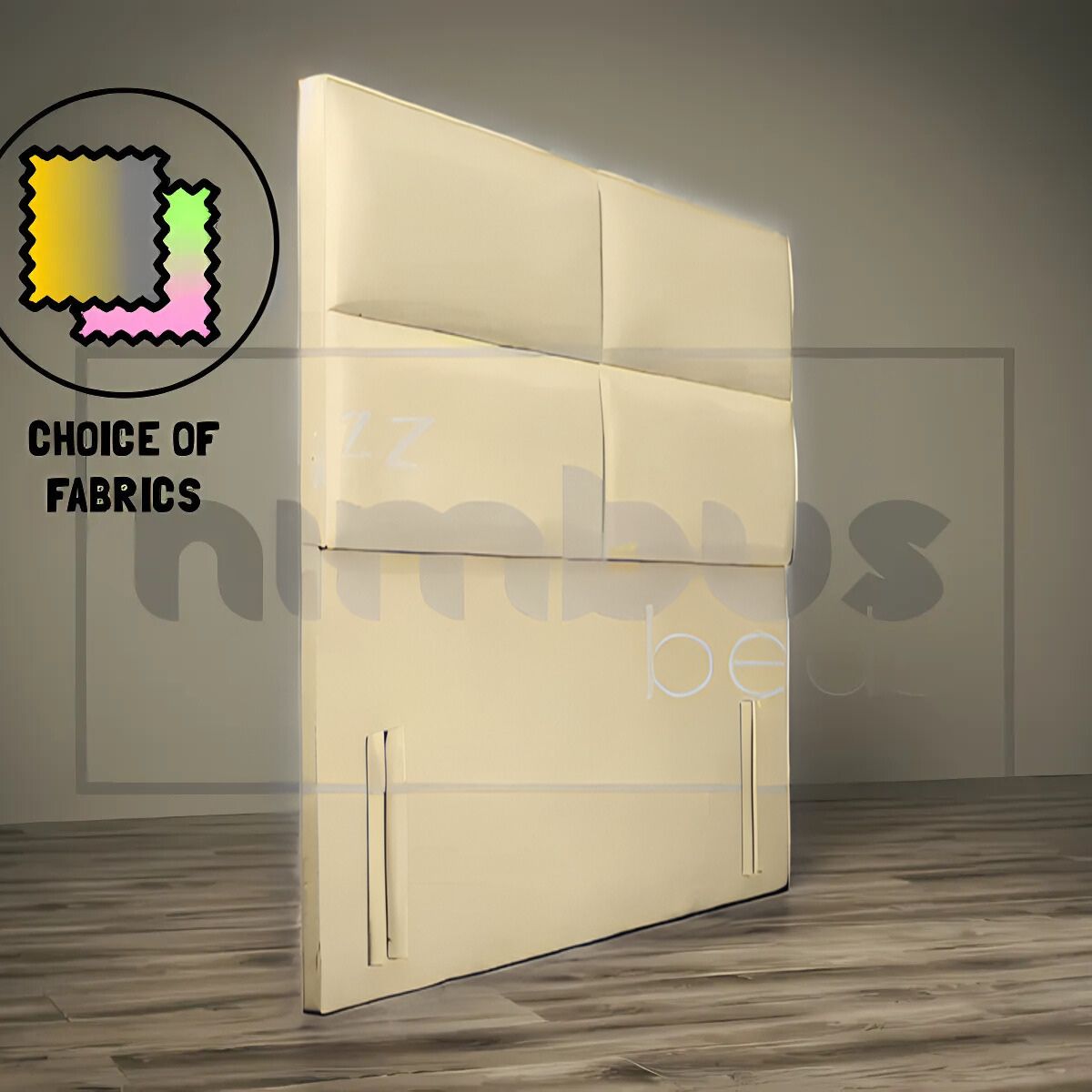 Floor Standing 4 Square Headboard - Nimbus Beds