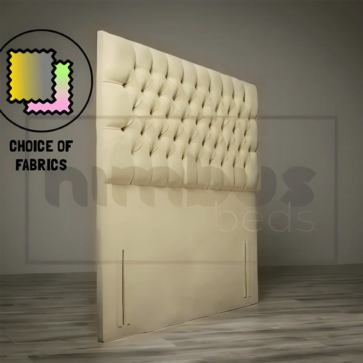 Floor Standing Chesterfield Headboard - Nimbus Beds
