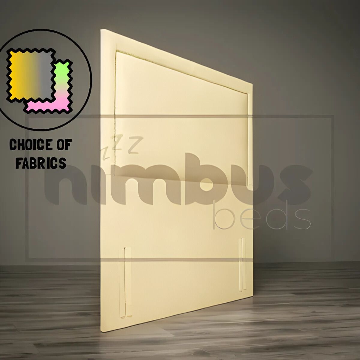 Floor Standing Charlie Studded Headboard - Nimbus Beds