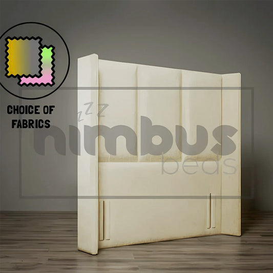 Floor Standing 3 Panel Winged Headboard - Nimbus Beds