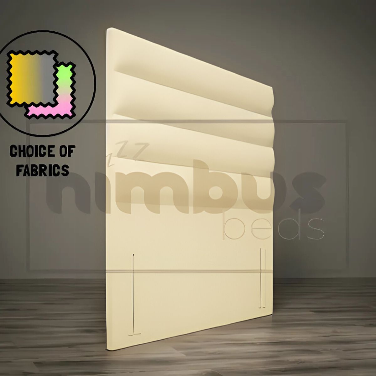 Floor Standing Horizontal Tube Headboard - Nimbus Beds