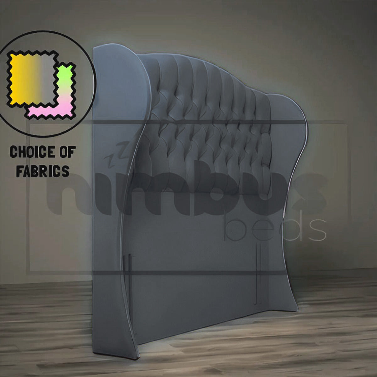 Floor Standing Mayfair Headboard - Nimbus Beds