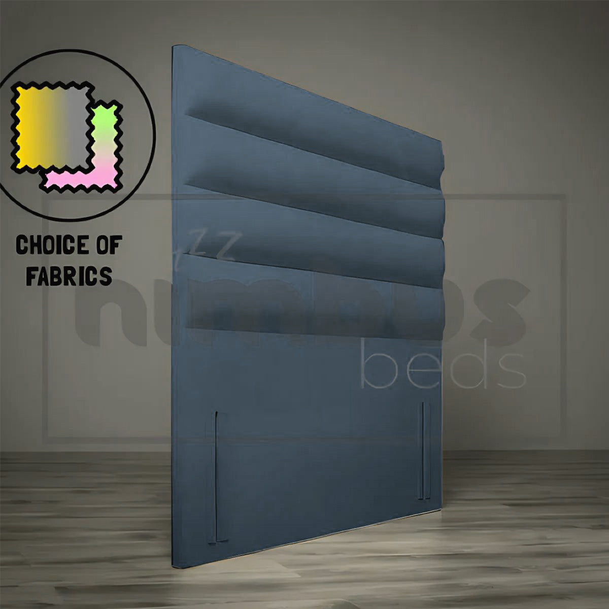 Floor Standing Horizontal Tube Headboard - Nimbus Beds