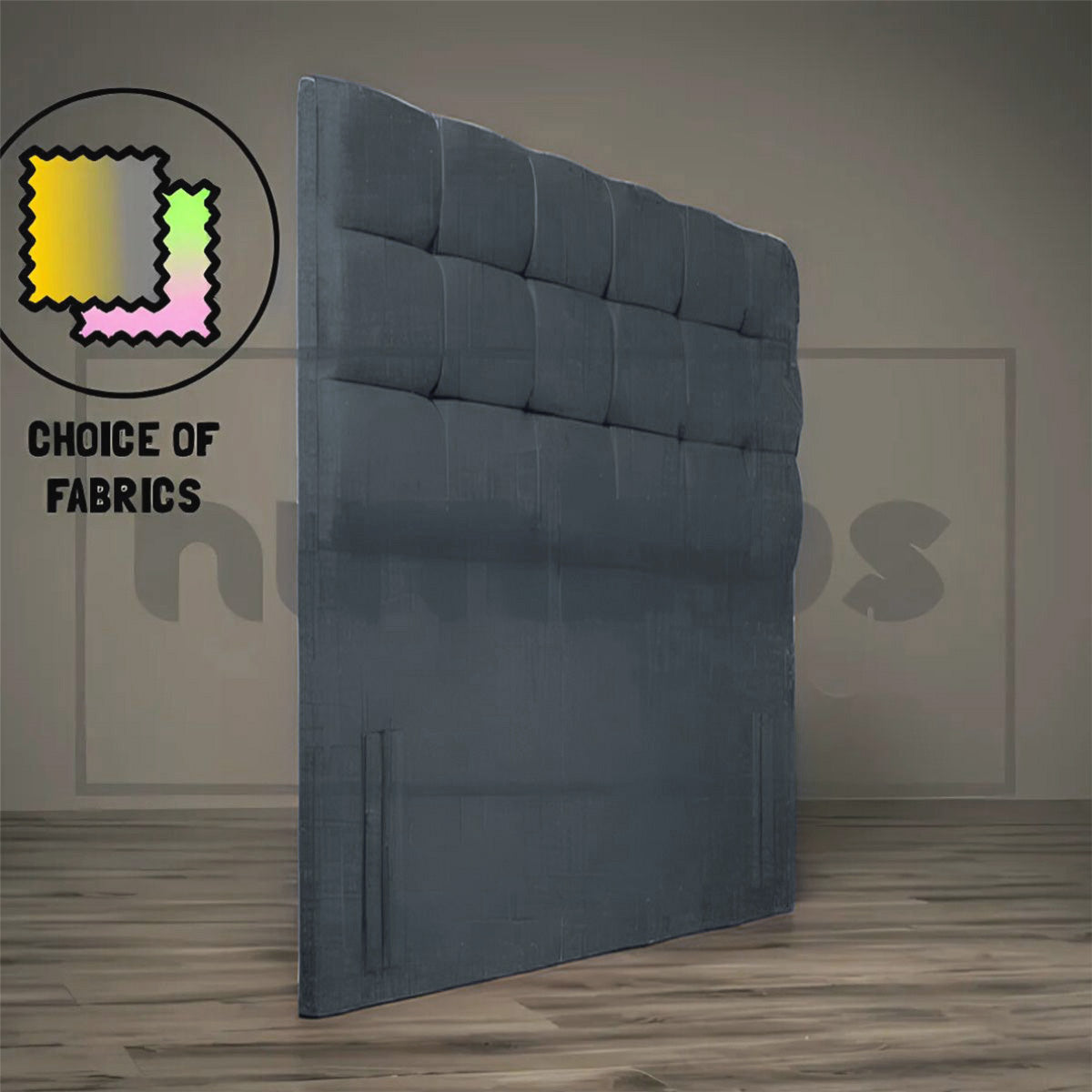 Floor Standing Cube Headboard