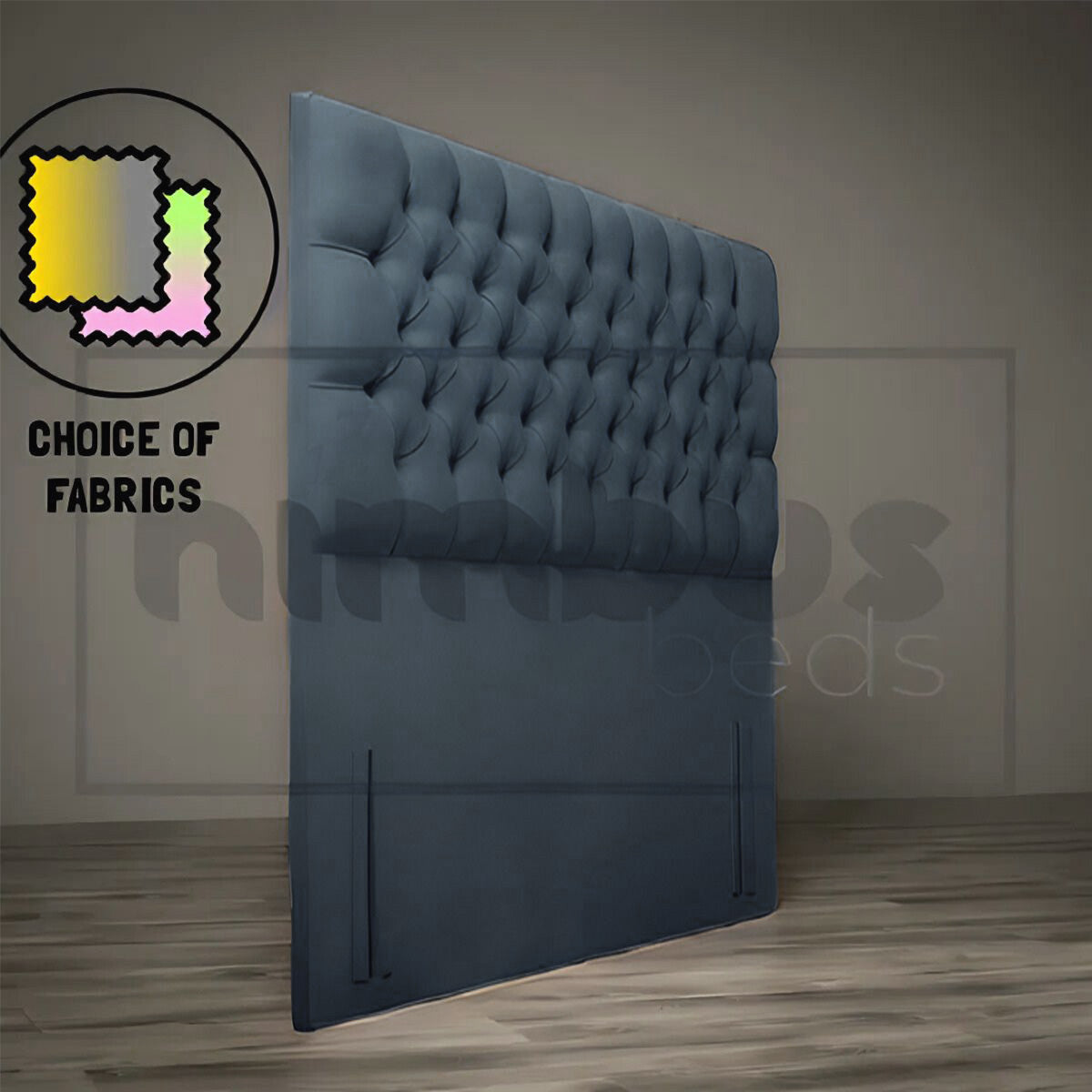 Floor Standing Chesterfield Headboard - Nimbus Beds