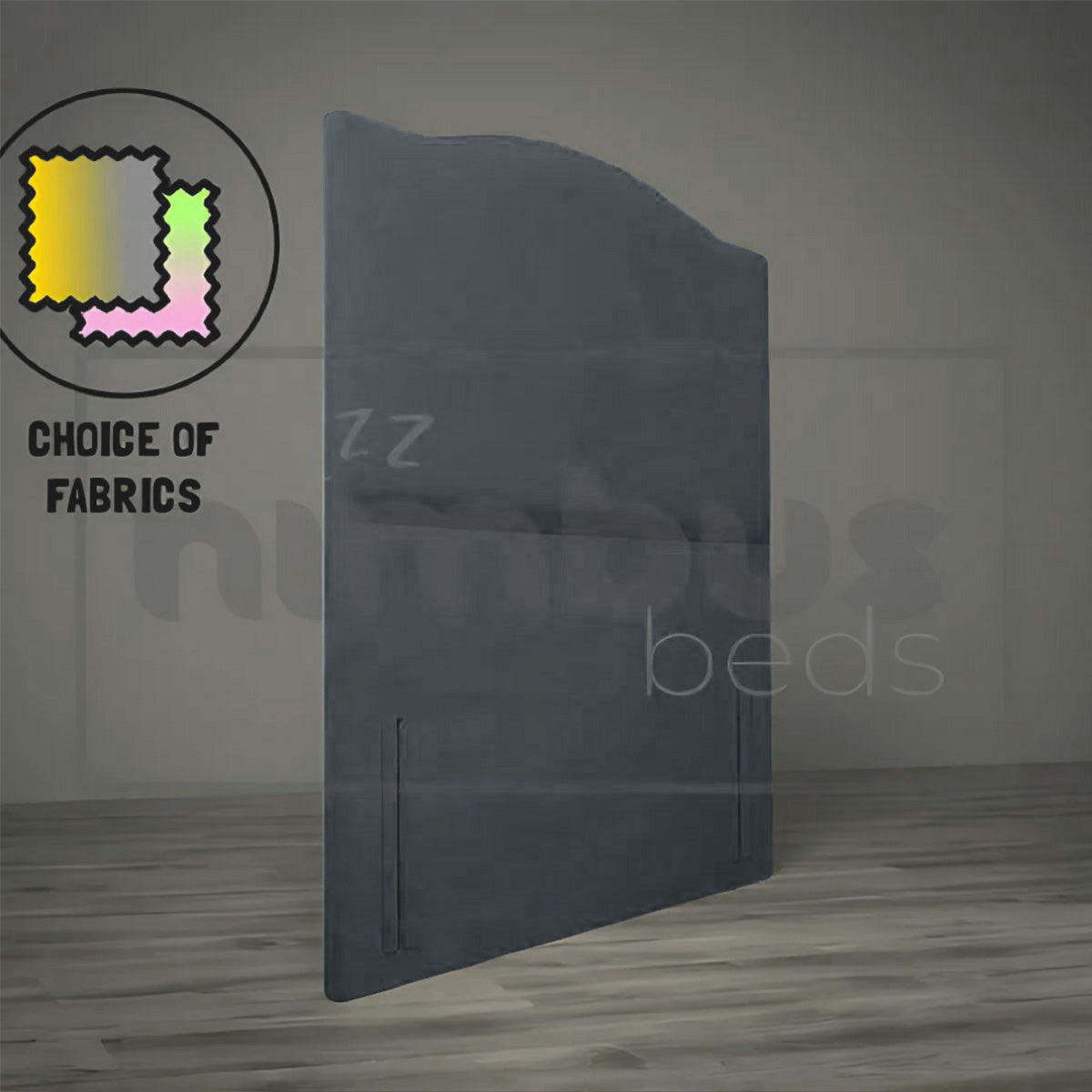 Floor Standing Curve Headboard - Nimbus Beds