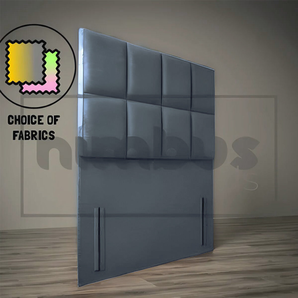 Floor Standing 8 Square Headboard - Nimbus Beds