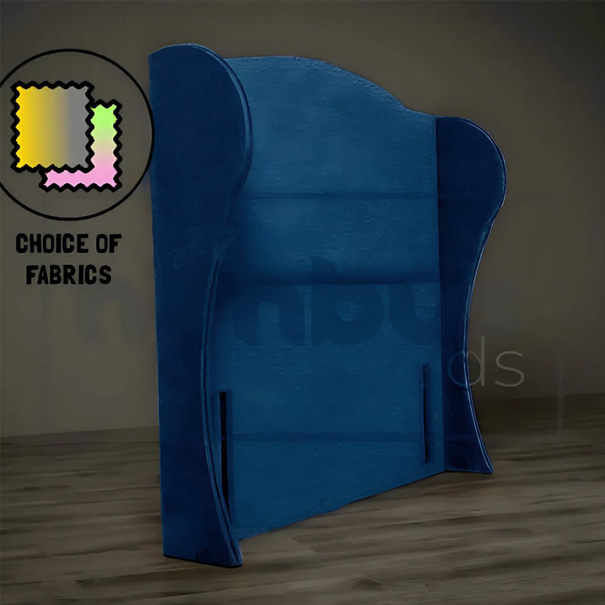 Floor Standing Curve Winged Headboard - Nimbus Beds