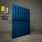 Floor Standing Vertical Tube Headboard - Nimbus Beds