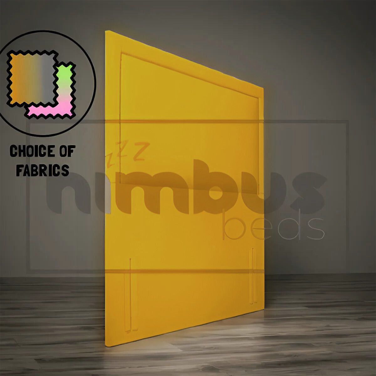 Floor Standing Charlie Studded Headboard - Nimbus Beds