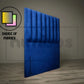 Floor Standing Vertical Tube Headboard - Nimbus Beds
