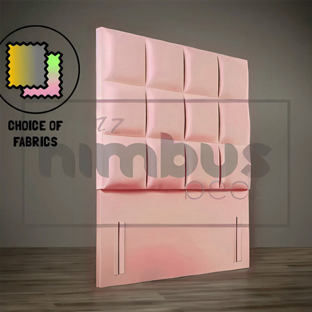 Floor Standing 12 Square Headboard - Nimbus Beds