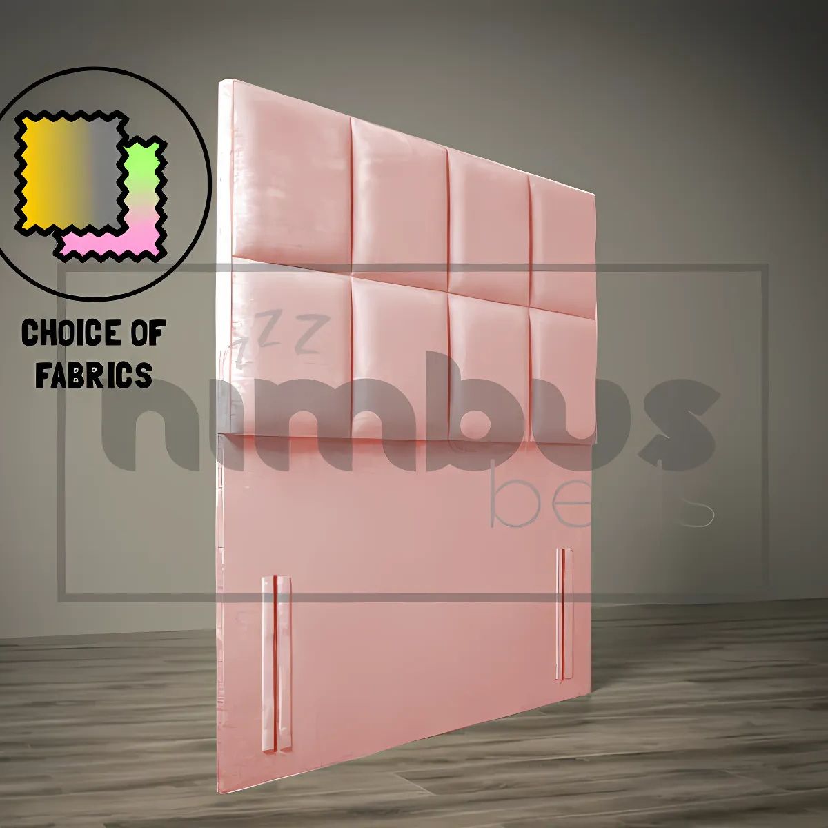 Floor Standing 8 Square Headboard - Nimbus Beds