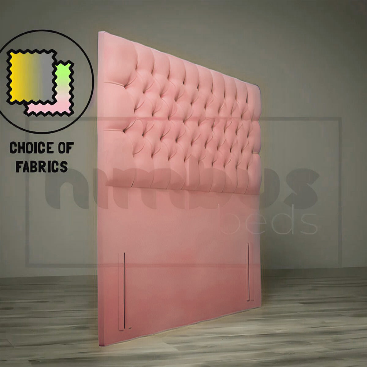 Floor Standing Chesterfield Headboard - Nimbus Beds