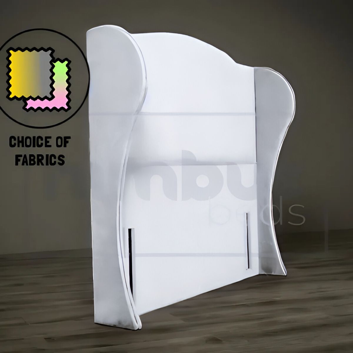 Floor Standing Curve Winged Headboard - Nimbus Beds