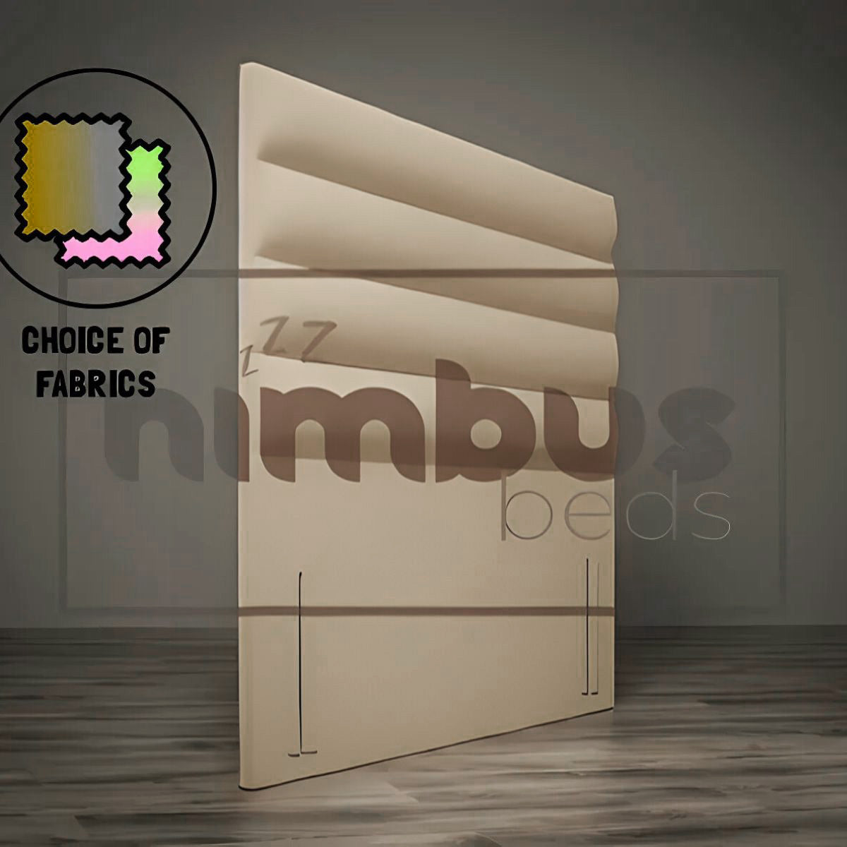 Floor Standing Horizontal Tube Headboard - Nimbus Beds