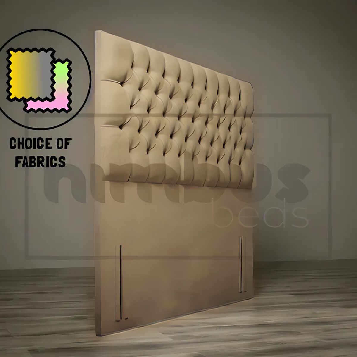 Floor Standing Chesterfield Headboard - Nimbus Beds