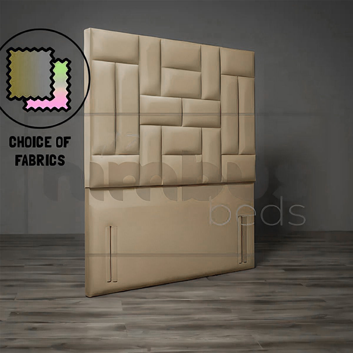 Floor Standing Bauhaus Headboard - Nimbus Beds