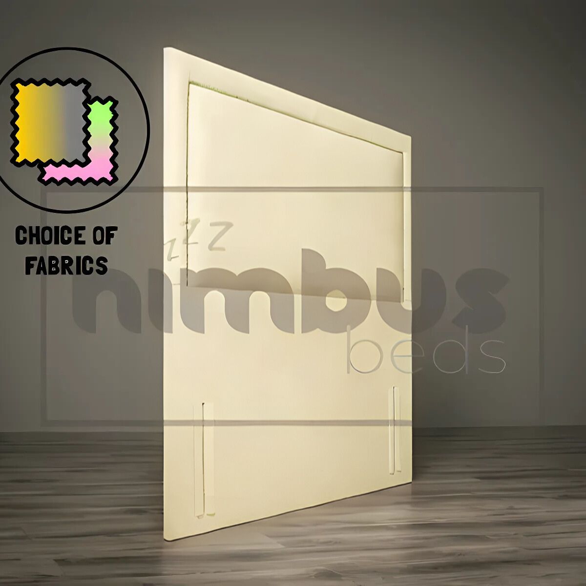 Floor Standing Charlie Studded Headboard - Nimbus Beds