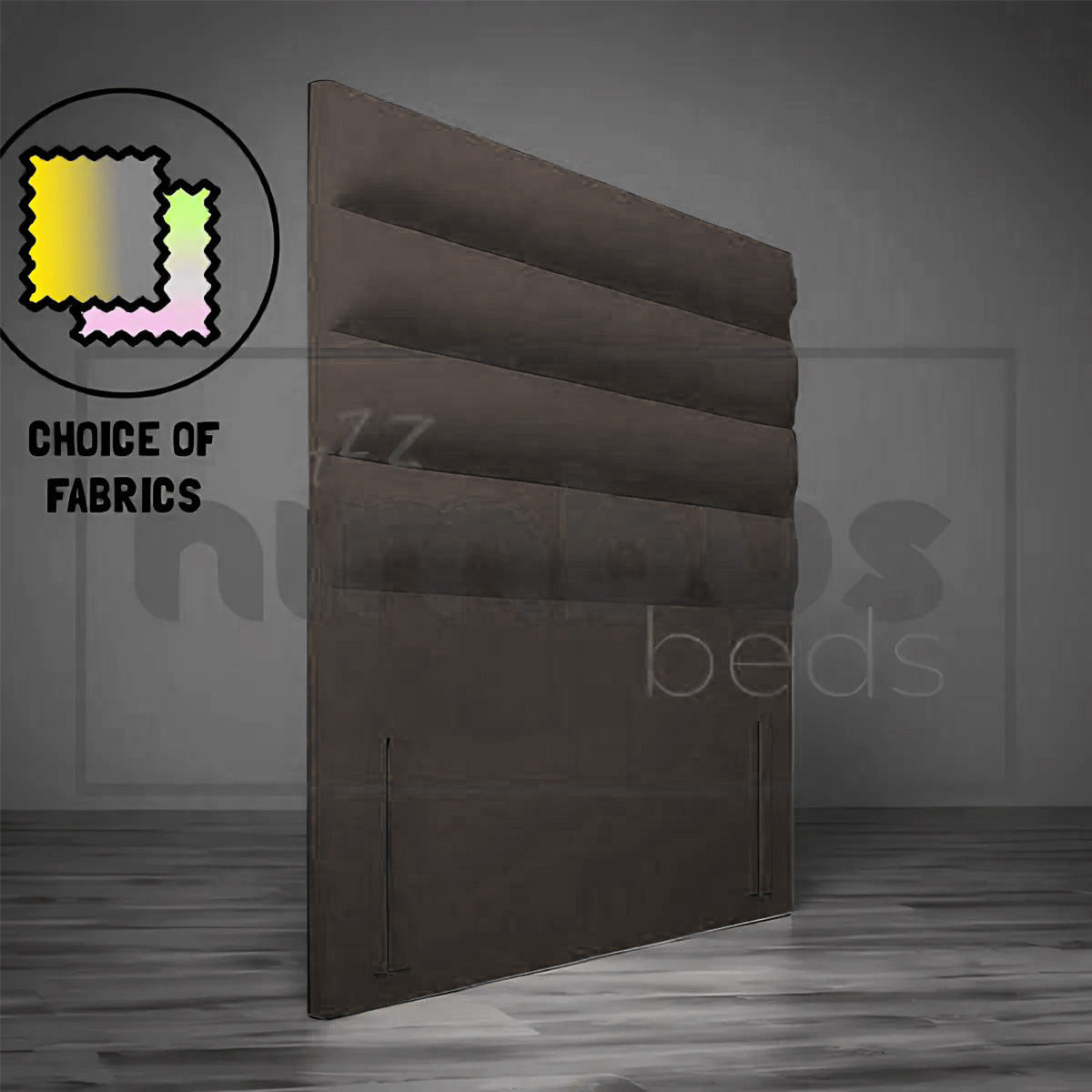 Floor Standing Horizontal Tube Headboard - Nimbus Beds