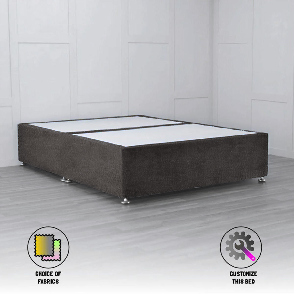 Padded Divan Base - No Storage