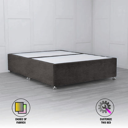 Padded Divan Base testing variants with storage - Nimbus Beds