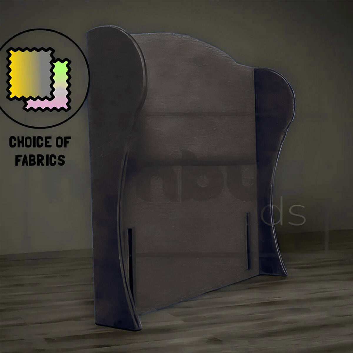 Floor Standing Curve Winged Headboard - Nimbus Beds