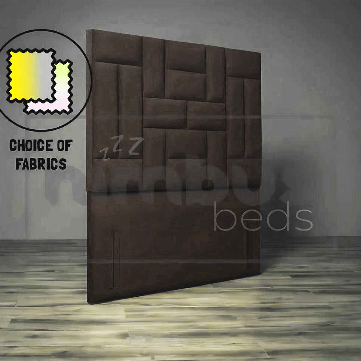 Floor Standing Bauhaus Headboard - Nimbus Beds