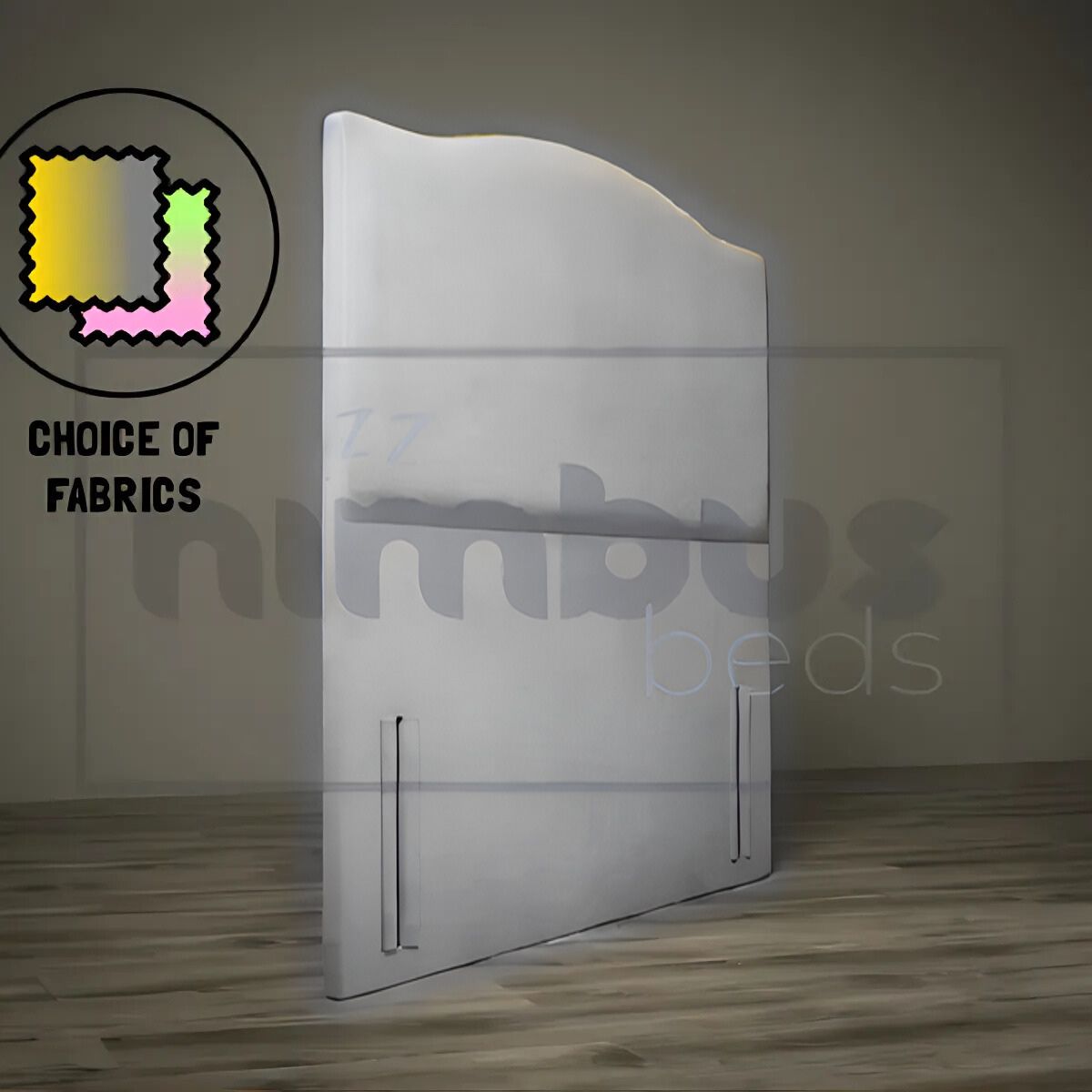 Floor Standing Curve Headboard - Nimbus Beds