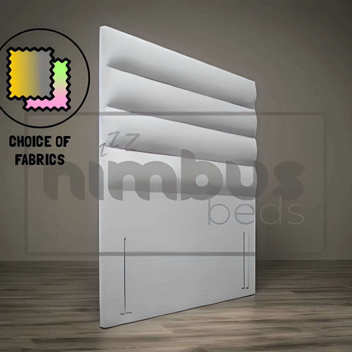 Floor Standing Horizontal Tube Headboard - Nimbus Beds