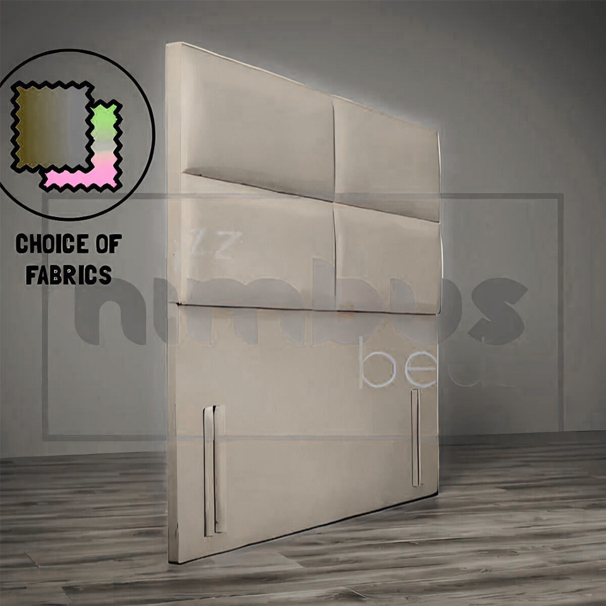 Floor Standing 4 Square Headboard - Nimbus Beds