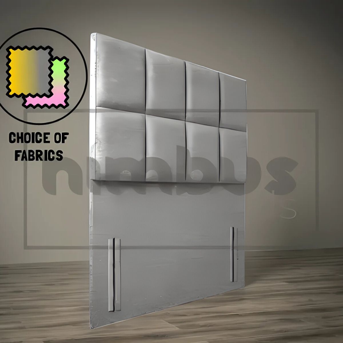 Floor Standing 8 Square Headboard - Nimbus Beds