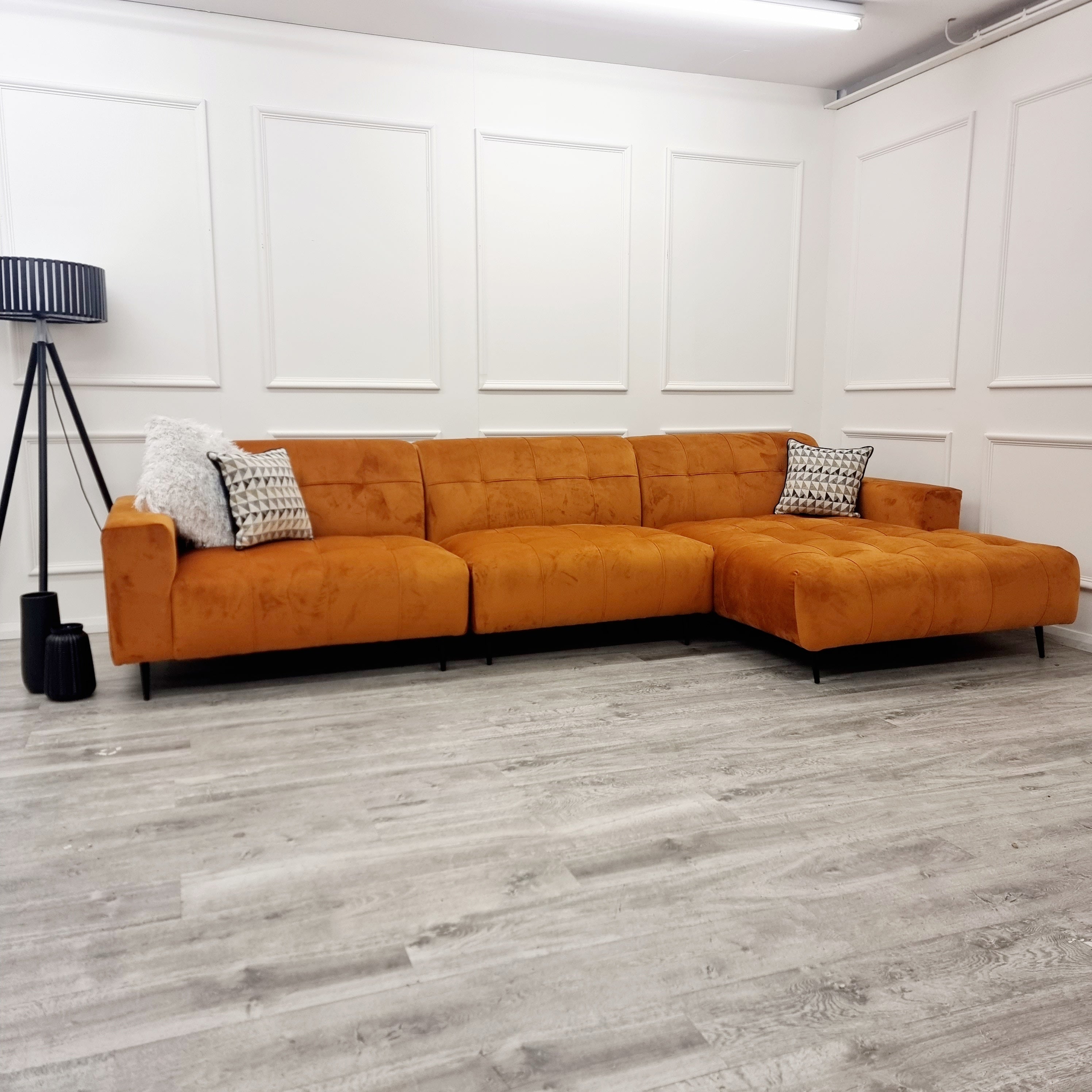 2026 Oakley 3 Piece Sofa - Burnt Orange