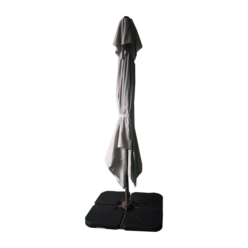Las Palmas - Graphite Grey 3m Deluxe Garden Parasol