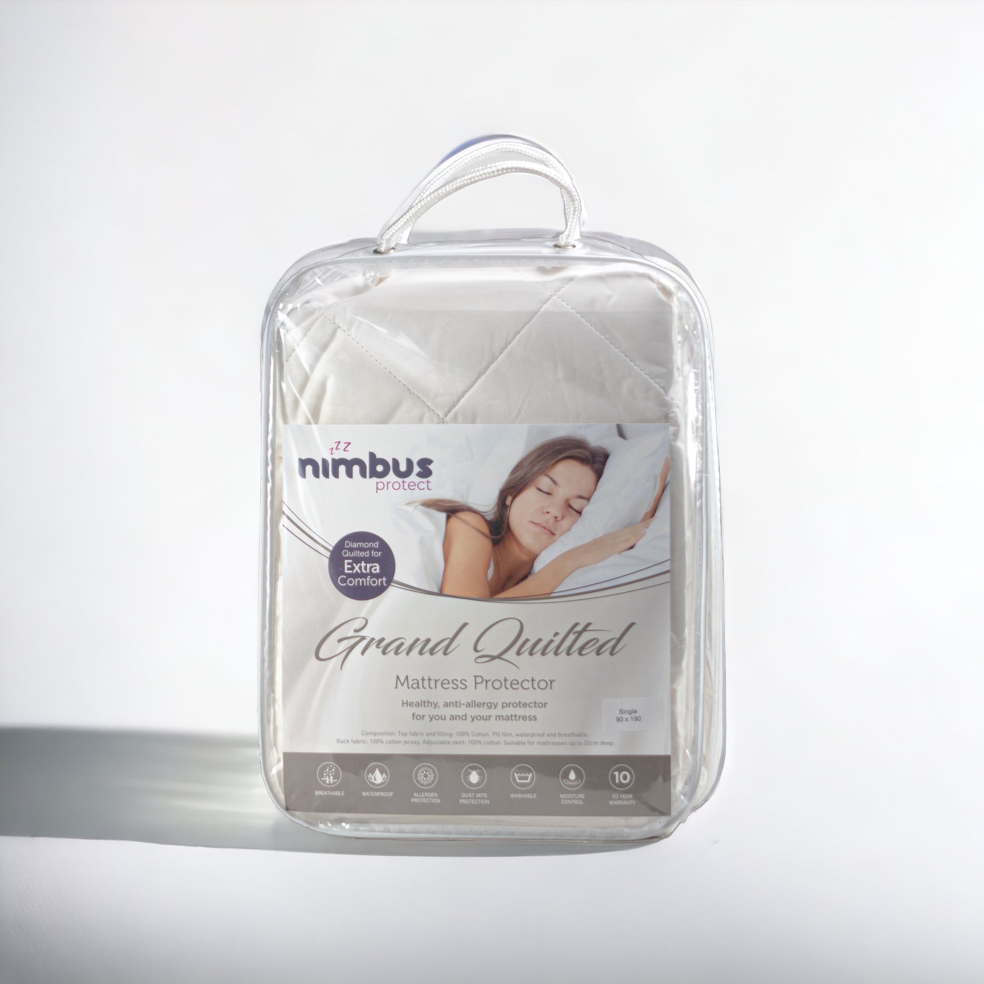 Grand Quilted Mattress Protector - Nimbus Beds